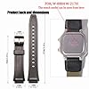 Rubber Watch Band Compatible with Casio W800HG W-800H Series Watch Replacement Resin Strap (Steel buckle) #1