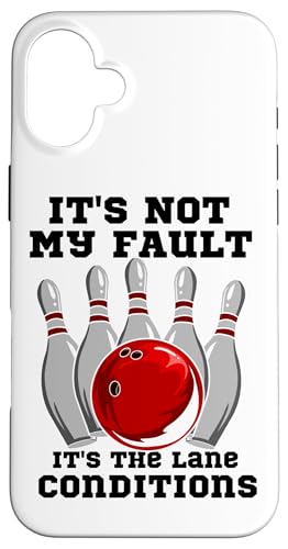 �{�E�����O It's Not My Fault It's The Lane Conditions �{�E���[ �X�}�z�P�[�X iPhone 16 Plus �p