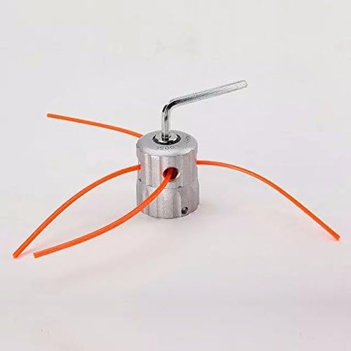 Aluminum Thread Trimmer Double Head 4 Nylon Line Strimmer Alloy Trimmer Head