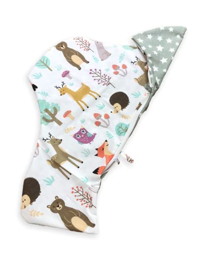 Image of High Chair Cover for IKEA Antilop,Cotton Cover for Inflatable Cushion, Cushion Cover for High Chairs for Babies and Toddlers, High Chair Accessories, It is Only Cover! (Nature Green)