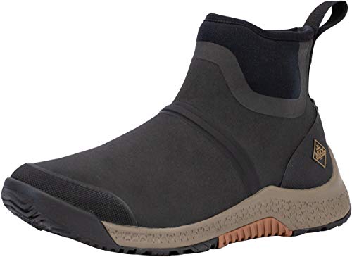 Muck Boots Men's Outscape Chelsea Slip On Waterproof Boot, Black, 8