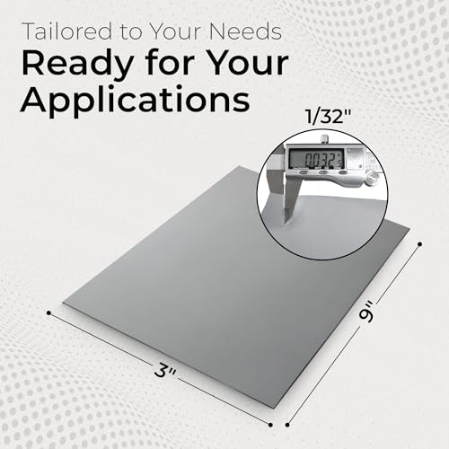 Image of Exactly Rubber - Commercial Grade Silicone Sheet, 60A Durometer Silicone Mat, -80 to 450F Temperature Resistant Rubber Mat, Rubber Sheet with 350% Elongation, Made in The USA, 1 /32 x 3 x 9 inch, Grey