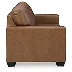Signature Design by Ashley Bolsena Contemporary Leather Match Sofa, Dark Brown - Image 5