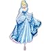 Produktbild Amscan 2481401 - Super Shape Folienballon Cinderella, Größe 71 x 84 cm, Heliumballon, Geburtstag, Dekoration