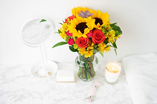 From You Flowers - Sweetest Sunflower Succulent Bouquet With Free Vase (Fresh Flowers) #TOP4