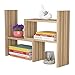 Fengshop Regał na książki regulowany pulpit regał montaż regał na książki biurko organizer do przechowywania 15 cm szerokości ekspozycyjna półka stojak do domu biura organizer półki (kolor: A)