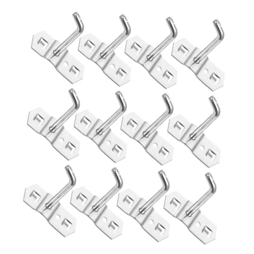 FUNOMOCYA Garage Pegboard Hooks 12 Pack Heavy Duty Tool Hooks Retail Iron Shop Organization Display for Retail