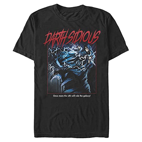 T-shirt Star Wars Sidious Horror en coton durable anti-déformation pour homme