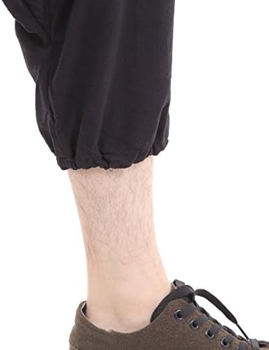 カドリール⭐︎サルエルパンツ　ブラック　綿 FACTORY (ファクトリー) ペルー綿サルエルパンツ