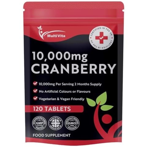 High Strength Cranberry Tablets for Health Cover