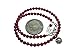 Let Loose Jewelry Genuine Ruby Strand Charm Anklet: Sterling Silver, 9-10 Inches, Beaded Sterling Charm, Handmade in USA