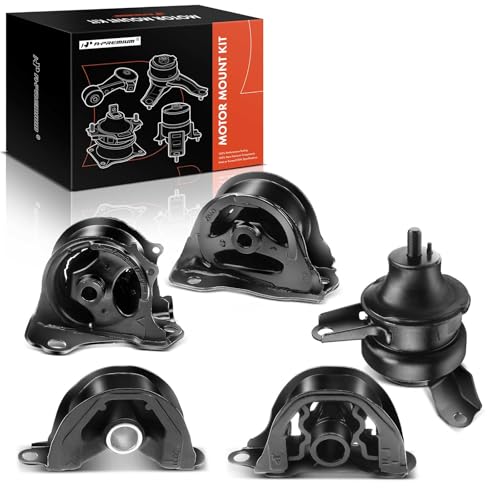A-Premium 5PCS Engine Motor Mount and Transmission Mount Set Compatible with Honda CR-V CRV 1997 1998 1999 2000 2001 L4 2.0L, Sport Utility, Automatic Transmission
