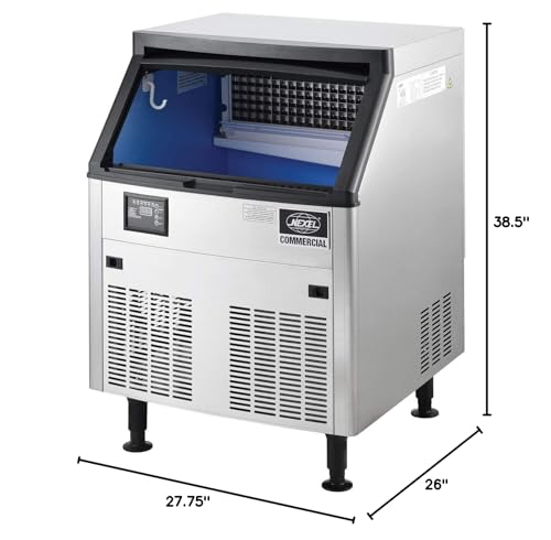 Máquina de hielo bajo mesada autónoma 280 lb/24 h miniatura 5
