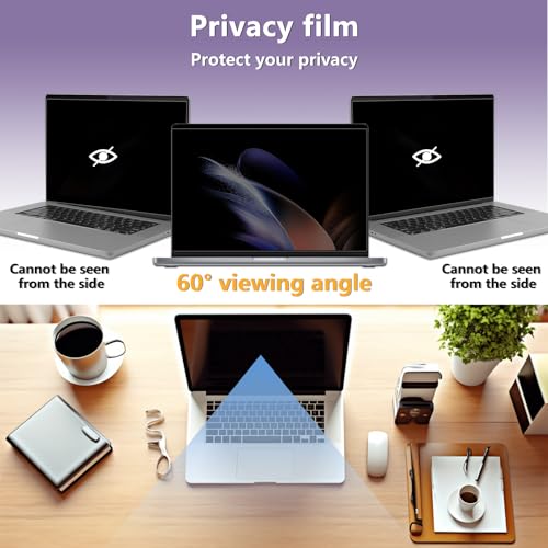 Filtro Privacy Screen para Portátil 17 Pulgadas 16:10 Protector Extraíble Anti UV 3