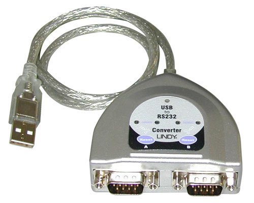 LINDY USB to Serial Adapter 2 Port RS232 (42889)