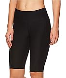 Reebok Women's Compression Running Shorts with Phone Pocket - High Waisted Performance Workout Short...