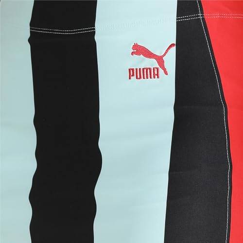 PUMA Womens X Striped Mini Skirt Casual Moisture Wicking - Blue3
