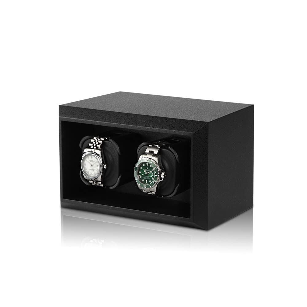 Uhrenbeweger Affinity für 2 Uhren Watch Winder for 2 Wachtes Black