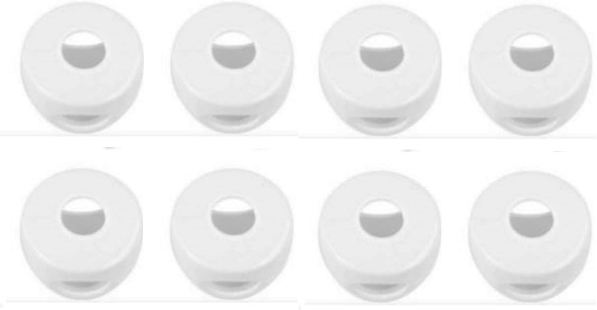 Child Safety Door Knob Cover | White Plastic Safety Doorknob Covers (8)