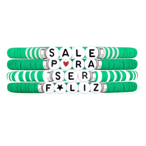 IDesign 4 Pcs Ivan Cornejo Bracelet Mirada Tour Merch Sale Para Ser Feliz Outfit Fans Gifts for Women Men