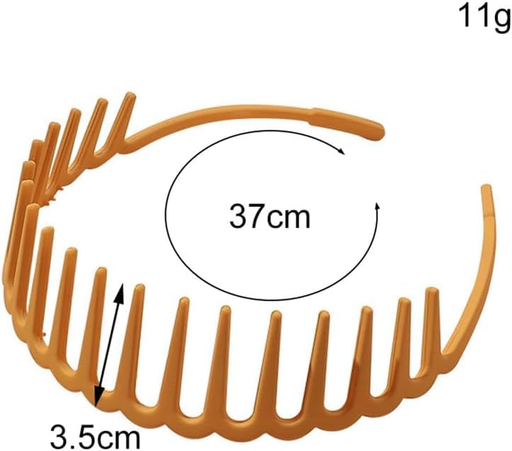 Diversa Store Diversa Pack of 6 Non-Slip Zigzag Hairbands for Women - Image 3