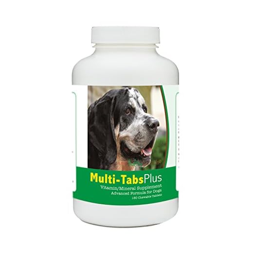 Healthy Breeds Bluetick Coonhound Multi-Tabs Plus Chewable Tablets 180 Count