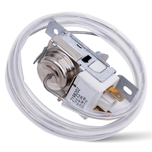 【Upgraded 2026】 2198202 Refrigerator Cold Control Thermostat Compatible with Whirlpool Kenmore 2VED27TKFN00 2VED27TKFN01 2VED27TKFW00 2VED27TKFW01 2VED27TKN00 2VED27TKW00 3ED27DQXFW00