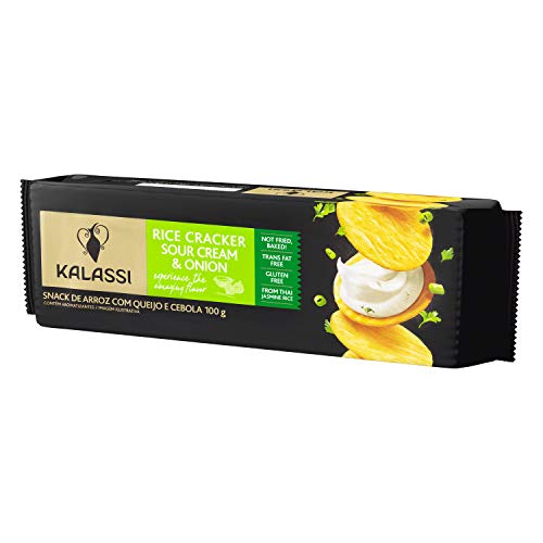 Kalassi Snack De Arroz Queijo E Cebola Sem Glúten Pacote 1 X 100G