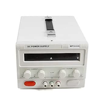 MP3020D Variable Linear DC Bench Power Supply Triple-Output 0-30V 0-20A Continuously Adjustable Hand-held Circuit Design for Lab Equipment AC110V (MP3020D)