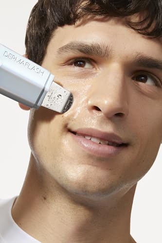 DERMAFLASH DERMAPORE+ Skin Care Device, Ultrasonic 2-in-1 Pore Extractor and Serum Infuser, Holiday Metallic - Thumbnail 4