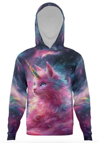 3D Print Hoodies for Teen Boys Girls Kids Graphic Printed Sweatshirt Pullover with Pocket3