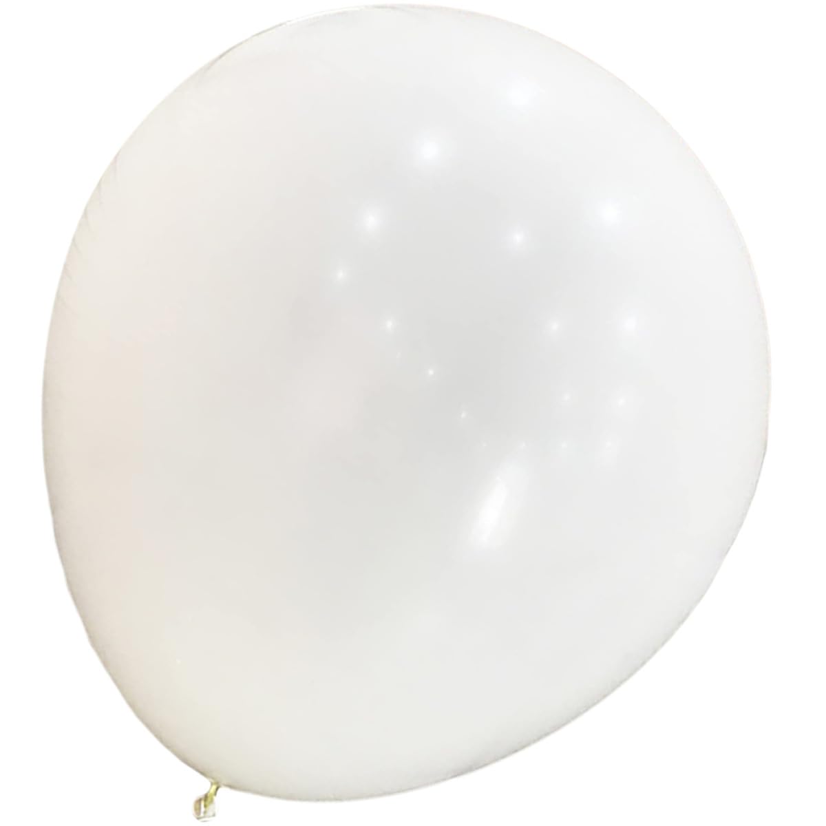 Baluue Großer als Fotorequisit 300g Rund Weißer Latex Riesenballon 120 Zoll für Wetterbeobachtung und Partydekoration für Geburtstag und Hochzeit