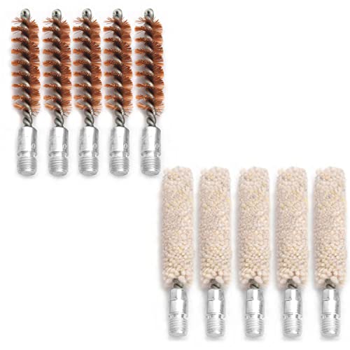 Motanar 10 Pack Bore Brush/Swab Kit, 410 Gauge