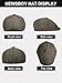 Senker Fashion Newsboy Cap for Men, Irish Newsies Hat Classic 8 Panel Wool Blend for Old Man Cabbie Driving