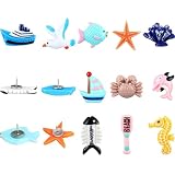 Puntine Decorative per Foto Marine 36 Pezzi in Plastica Riutilizzabile