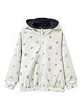 TRANSVERSAL Cyrillus Mädchen-Windjacke, wendbar 140 Marine/Getupft/Blumen-Print