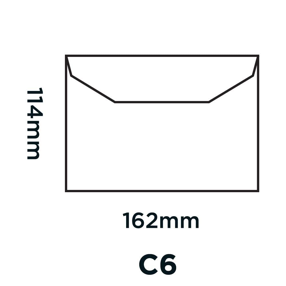 Blake Everyday | sobres C6 (11.4 x 16.2cm) | 1000 unidades | 80 g/m² | certifcado PEFC y sostenible | sobres kraft con goma | para papelería y manualidades | modelo 13775