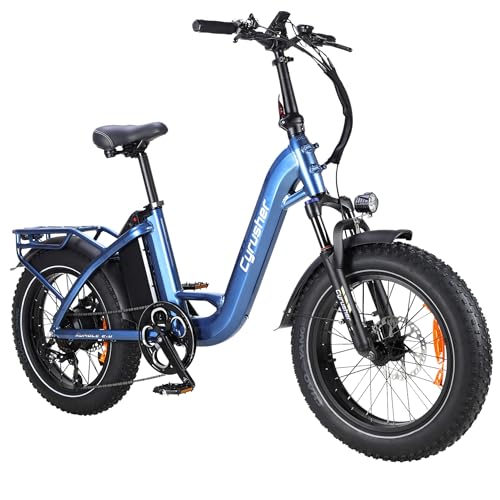 Extrbici Vélo électrique en Aluminium Rumble2.0 20pouces, 250W 25 km/h 48V 18Ah 107 km, Shi//Mano 7 Vitesses, Freins à Disque hydrauliques