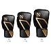 Hayabusa E1 Boxing Gloves for Kids, Youth and Teens - Black/Gold, 6oz