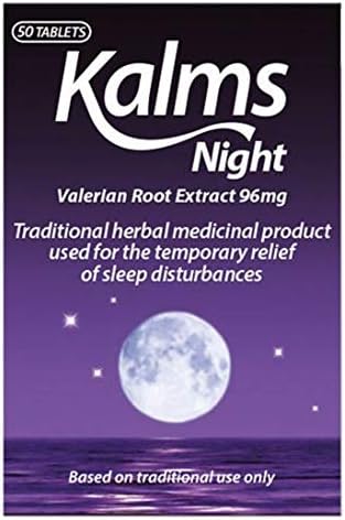 Kalms Night Valerian Root Extract 96mg - 50 Tablets