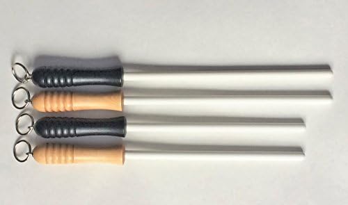 Idahone Fine Ceramic Sharpening Rod (12, Natural Handle) by Idahone