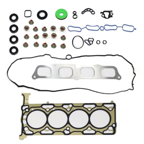 Image of GXARTS Engine Cylinder Head Gasket Set Compatible with Buick Cadillac Chevrolet GMC 2.5L L4 ATS CTS Malibu 2.0L L4 DOHC Turbocharged LTG 2013 2014 2015 2016 2017 12655276 12634693 12627072 12647329
