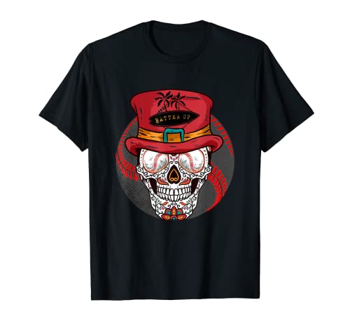 Béisbol de calavera Camiseta