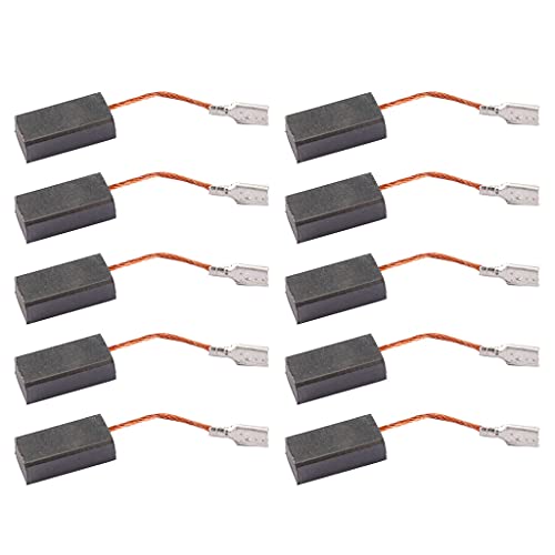 10 cepillos de carbón de resorte de repuesto para amoladora angular para reparación de motores intermitentes, varios modelos, cepillos de amoladora angular