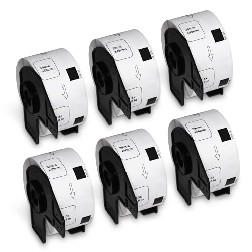 DK-11220 Étiquettes Amovibles BETCKEY 39x48mm pour Imprimantes QL