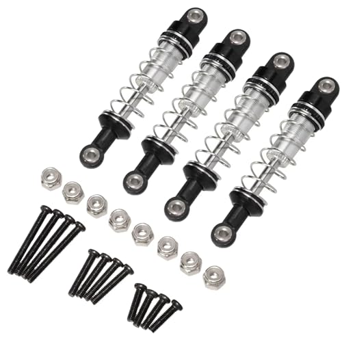 RC�V���b�N Compatible With WPL For MN For MN98 For MN99S C14 C24 C34 C54 D90 D99 D99S RC�J�[�A�b�v�O���[�h�p�[�c ���^���I�C���[�U�V���b�N�A�u�\�[�o�[(Black)