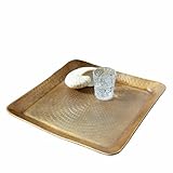 Finition laiton vieilli LOBERON Plateau Rustique, laiton vieilli