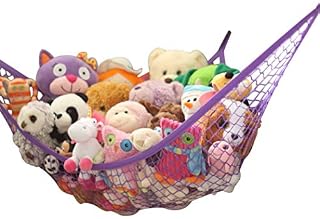 MiniOwls Storage Hammock Stuffed Toys Organizer - Fits 30-40 Plush Animals. Great Gift