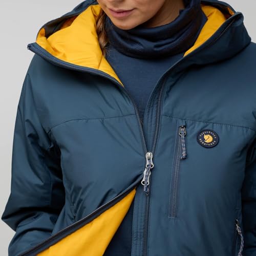 Fjällräven Damen Bergtagen 60 Insulation Jacke, Black/Deep Forest, L