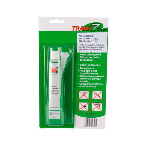 Preisvergleich Produktbild TRANS7 Klebe- und Dichtmittel transparent, 50 ml